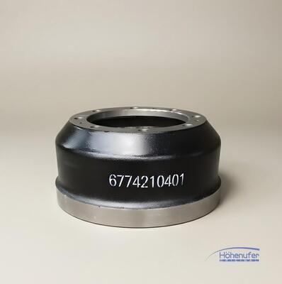 410x180mm Big Truck Brake Drums 6774210401 Mercedes Benz Brake Drum For Truck