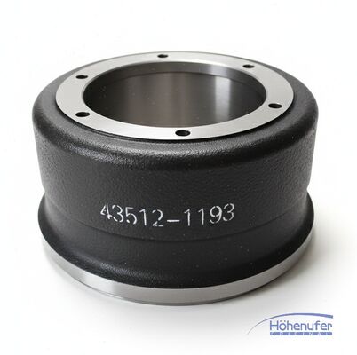 43512-1193 Heavy Duty Brake Drums 410x200mm Premium Truck Brake Components