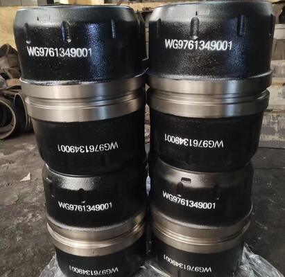 420x250mm Mining Truck Brake Drum WG9761349001 Extra Wide Rear Axle Parts