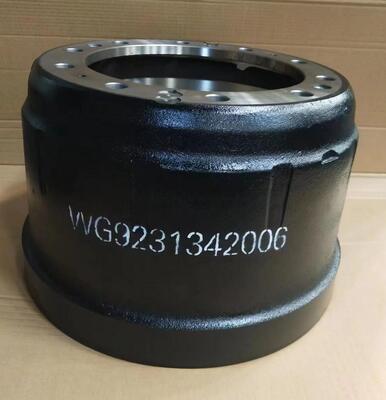 WG9231342006 420x185mm Howo Brake Drum Rear Axle Parts For HC16 AC16