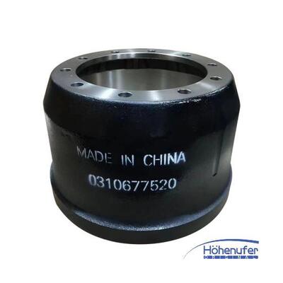 Heavy Duty Brake Drum 0310677520 Trailer Brake Drum For BPW Axles