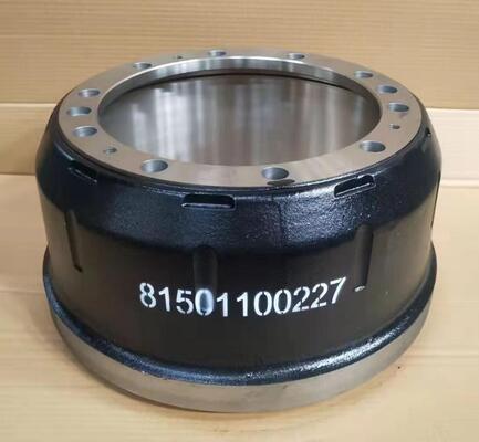 OE 81501100227 MAN Heavy Truck Brake Drums High Precision Casting