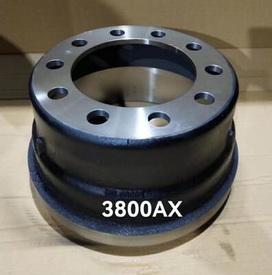 Tractor Trailer Brake Drums 3800AX | 16.5"X8.625" Outboard Mount