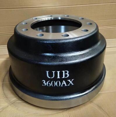 3600AX Commercial Truck Brake Drums 16.5"X7" Outboard Mount For Class 8 Trucks