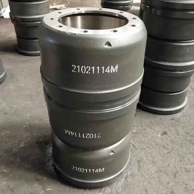OE 21021114M Trailer Brake Drums Heavy Duty Brake Drum For Trucks