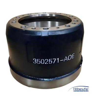 3502571-A0E / 3502571-AOE Rear Brake Drum for FAW J6 / J7 Heavy Trucks