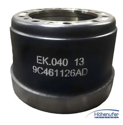 9C461126AD Rear Brake Drum for Ford Cargo Trucks | EK.040 13 Brake Drum