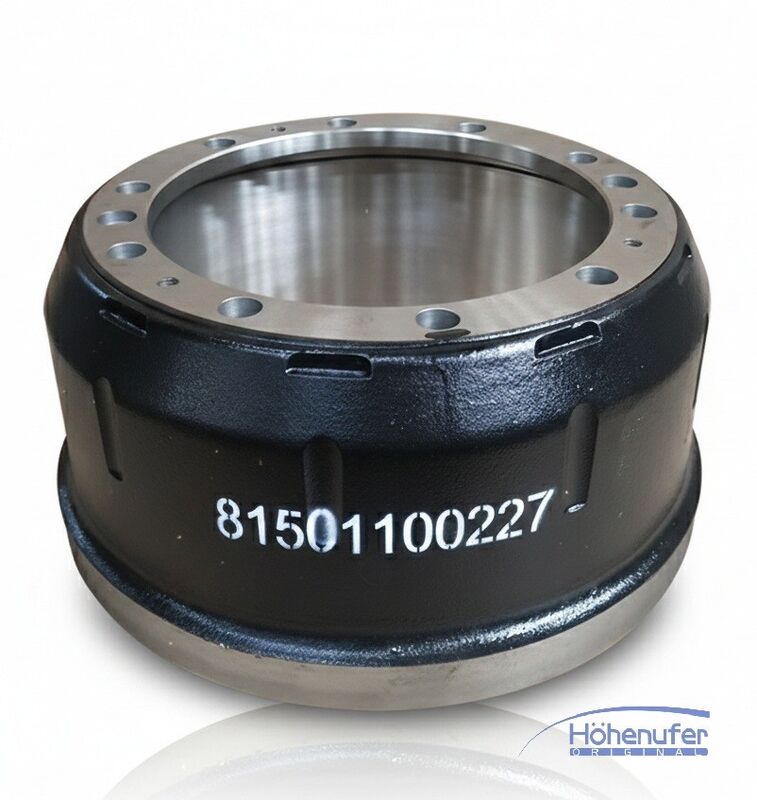 OE 81501100227 MAN Heavy Truck Brake Drums High Precision Casting