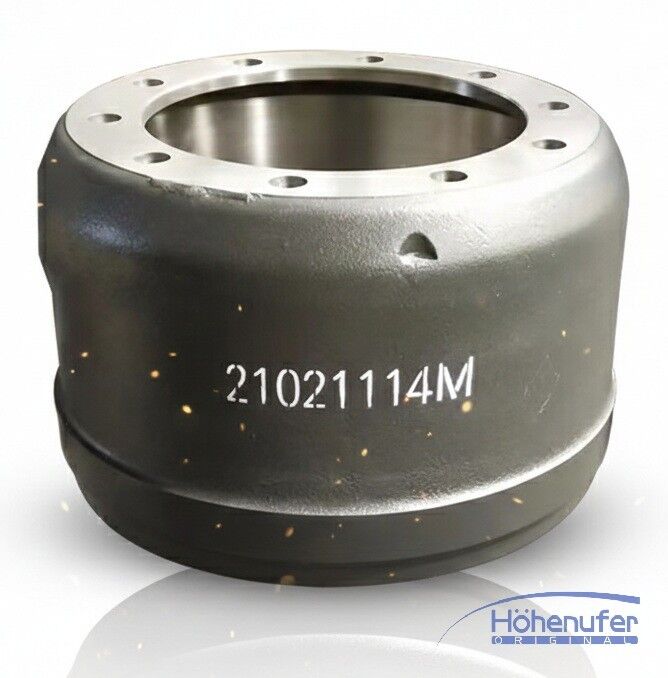 OE 21021114M Trailer Brake Drums Heavy Duty Brake Drum For Trucks