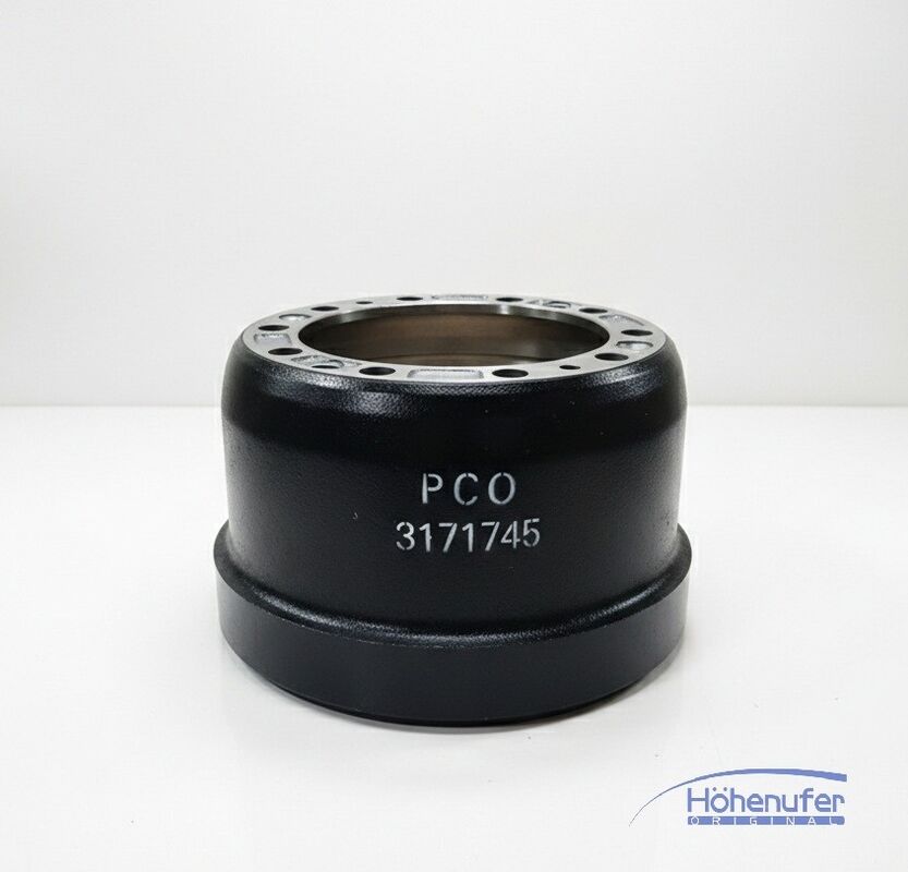 PCO3171745 Volvo Brake Drum 410x175mm Heavy Duty Brake Drum Casting