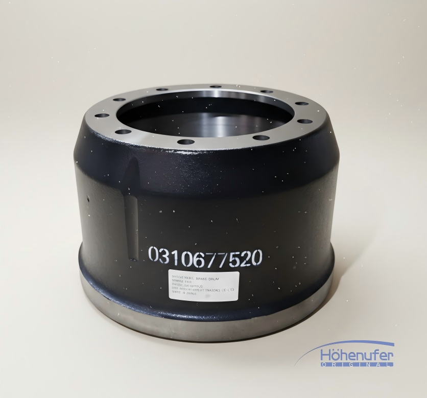 0310677520-2 Heavy Duty Brake Drums Casting Iron Trailer Brake Drums