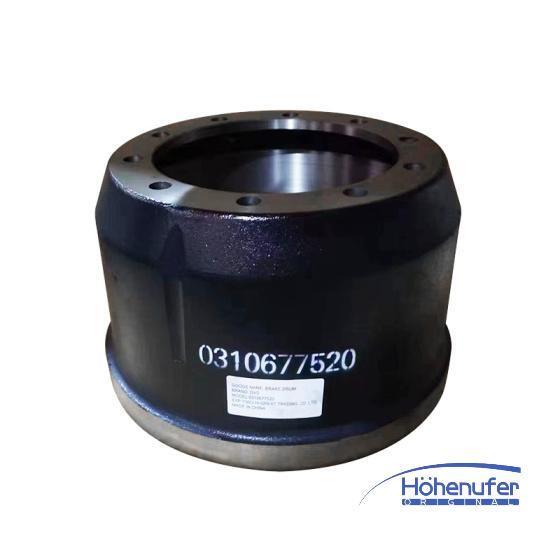 0310677520-2 Heavy Duty Brake Drums Casting Iron Trailer Brake Drums