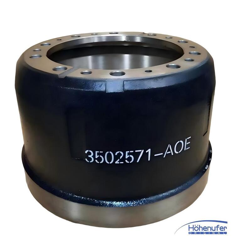 3502571-A0E / 3502571-AOE Rear Brake Drum for FAW J6 / J7 Heavy Trucks