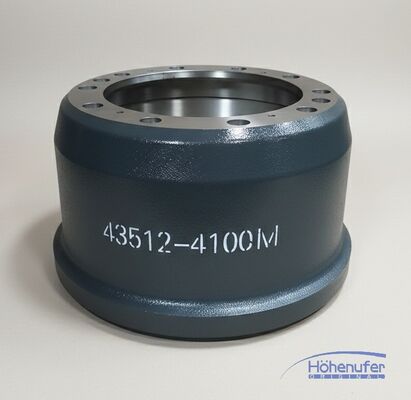 Heavy Duty Brake Drum 43512-4100M High Carbon Casting For Hino 700 Series